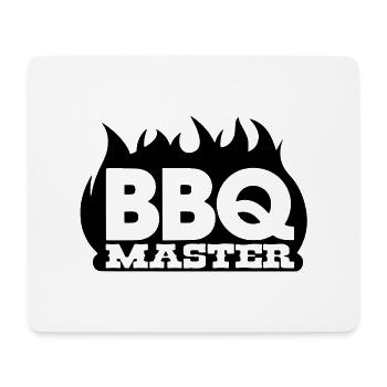 bbq_master - Mousepad (Querformat) - Weiß - Vorne