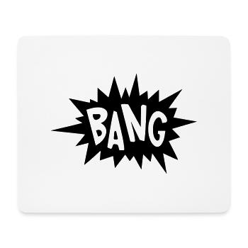 Bang Explosion Cadeau amusant amusant - Tapis de souris (format paysage) - blanc - Devant