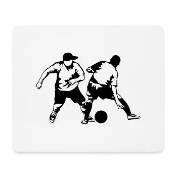 Street Soccer panna - Tapis de souris (format paysage) - blanc - Devant