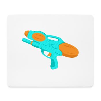 water gun - Mouse Pad (horizontal) - white - Front
