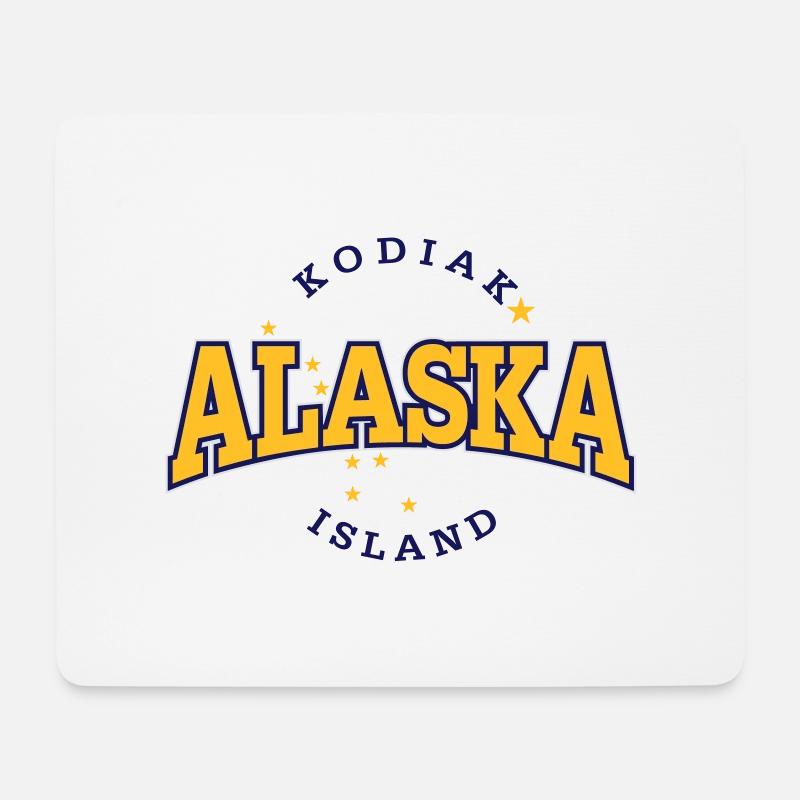 Alaska Kodiak Island - Mousepad (Querformat) - Weiß