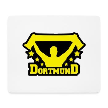 dortmund_fan_r2 - Mousepad (Querformat) - Weiß - Vorne