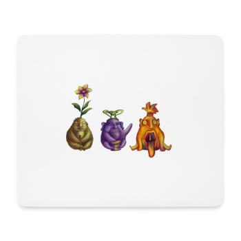 musicien créatif - Tapis de souris (format paysage) - blanc - Devant