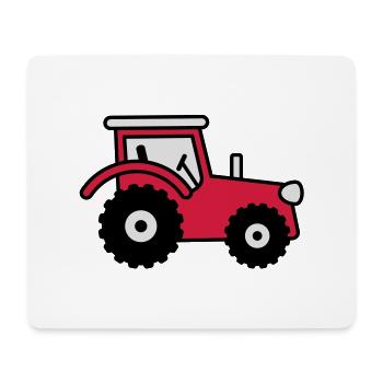 tractor - Mouse Pad (horizontal) - white - Front