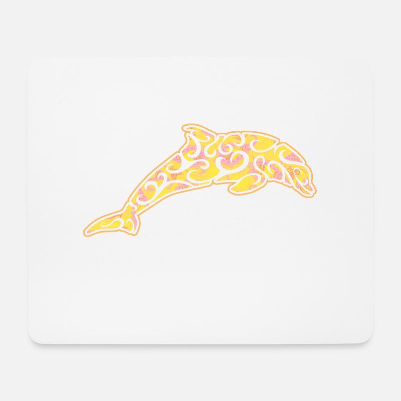 Magic Dolphins Dolphins T-Shirt - Mouse Pad (horizontal) - white