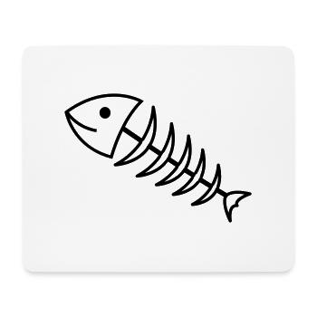 fischgraete1 - Tapis de souris (format paysage) - blanc - Devant