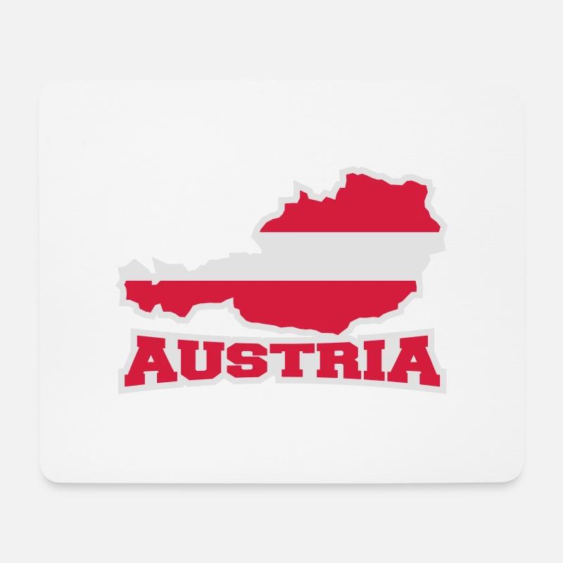 Austria Logo - Mousepad (Querformat) - Weiß