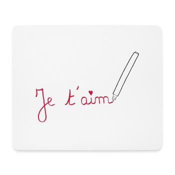 Love / Amour / Liebe Valentine's Day Valentinstag - Mouse Pad (horizontal) - white - Front