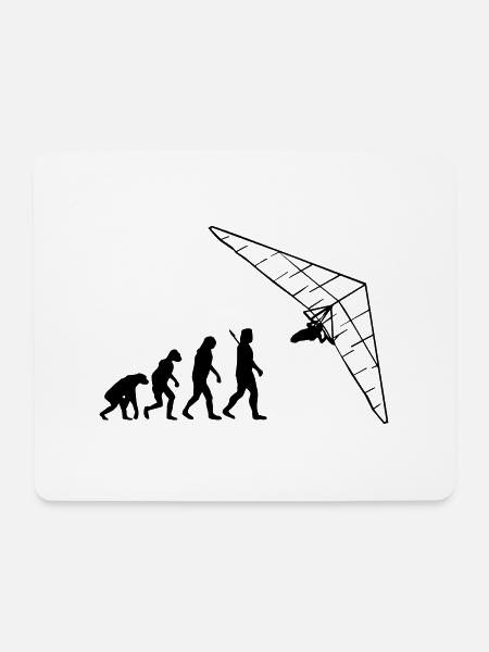 Drachenfliegen - Mousepad (Querformat) - Weiß