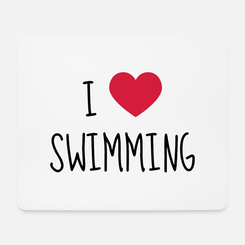 Schwimmen / Schwimmer / Diving / Scuba Diving - Mousepad (Querformat) - Weiß