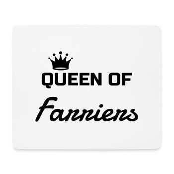 Farrier Hufschmied Maréchal Ferrant Blacksmith - Mouse Pad (horizontal) - white - Front