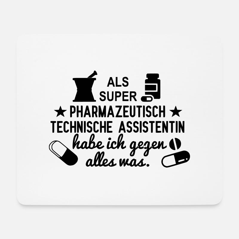 Pharmazeutisch-Technische-Assistentin - Mousepad (Querformat) - Weiß