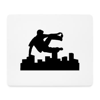 Freerunning, free running, free runner - Mouse Pad (horizontal) - white - Front