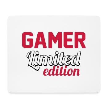 Geek / Gamer / Console / Playsation / Gameuse - Tapis de souris (format paysage) - blanc - Devant