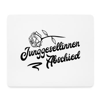 junggesellinnen rose - Mousepad (Querformat) - Weiß - Vorne