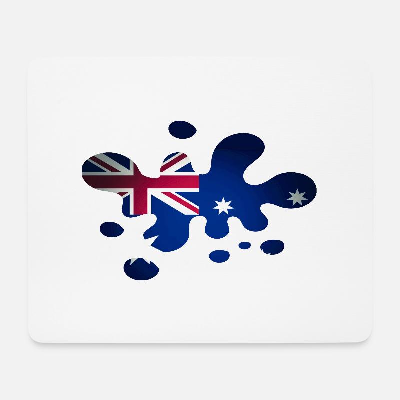Australien - Mousepad (Querformat) - Weiß