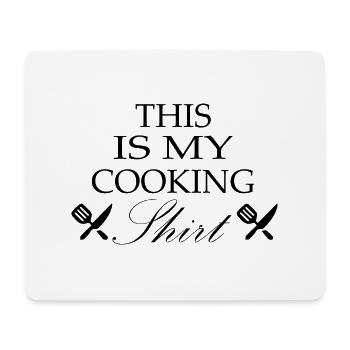 Cuire la cuisine Food - Tapis de souris (format paysage) - blanc - Devant