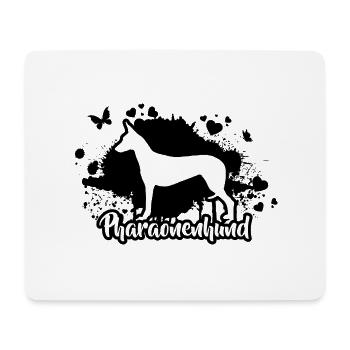 PHARAONENHUND Hund Hunde Wilsigns - Mousepad (Querformat) - Weiß - Vorne