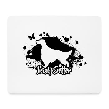IRISH SETTER Chiens Chiens Chiens de chasse Wilsigns - Tapis de souris (format paysage) - blanc - Devant