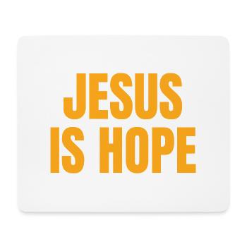 Jesus Is Hope - Christian Quotes - Mouse Pad (horizontal) - white - Front