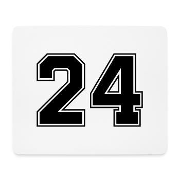 24 - Mouse Pad (horizontal) - white - Front