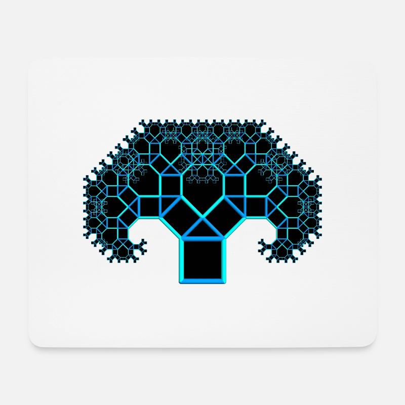 mein Pythagorasbaum - Mousepad (Querformat) - Weiß