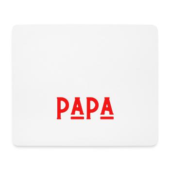 désolée les gars mon cœur est à papa - Tapis de souris (format paysage) - blanc - Devant