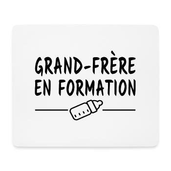grand-frère en formation / futur grand-frère - Tapis de souris (format paysage) - blanc - Devant