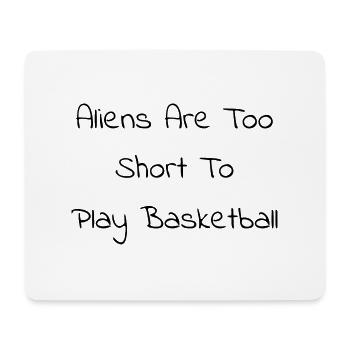 basketball heartbeat area 51 raid animal cool - Mousepad (Querformat) - Weiß - Vorne