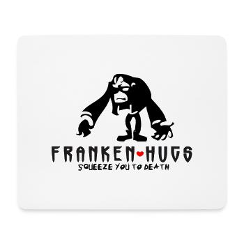 FRANKEN HUGS | SQUEEZE YOU TO DEATH <3 - Mouse Pad (horizontal) - white - Front