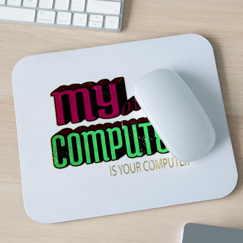 Present Hacking Coding Hacking Computer Mouse Pad (horizontal)