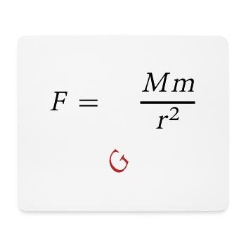 Isaac Newton - Mouse Pad (horizontal) - white - Front
