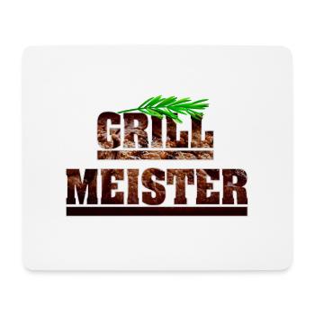 Grill Meister - Mousepad (Querformat) - Weiß - Vorne