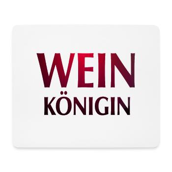 Wein Königin rot - Mousepad (Querformat) - Weiß - Vorne