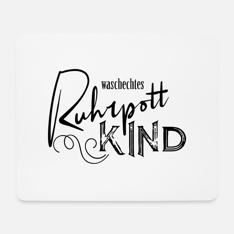Ruhrpott Kind - Mousepad (Querformat) - Weiß