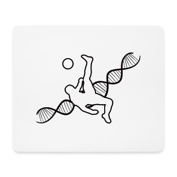 Équipe de football Football Design Joueur de football - Tapis de souris (format paysage) - blanc - Devant