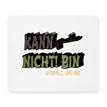 bullterrier hundeliebhaber lieben spruch - Mousepad (Querformat) - Weiß - Vorne
