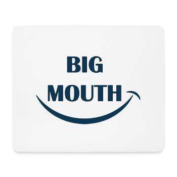 Großmaul - Mousepad (Querformat) - Weiß - Vorne