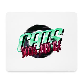 aw chat persan cadeau saint-valentin j’adore les chats - Tapis de souris (format paysage) - blanc - Devant