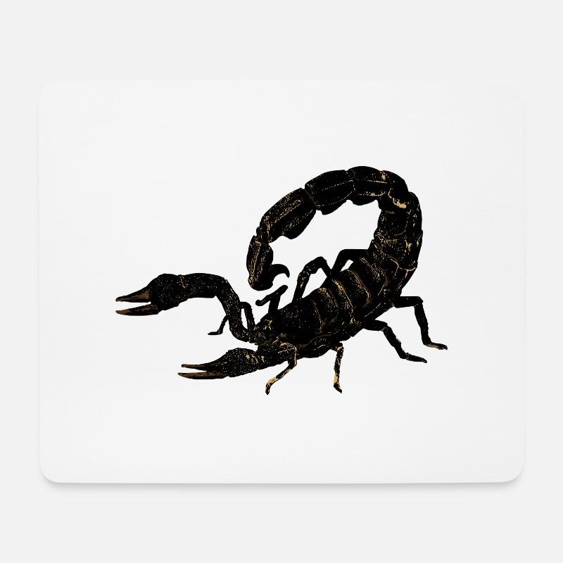 Skorpione sind eine Gruppe von Spinnentieren - Mousepad (Querformat) - Weiß