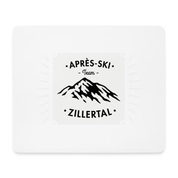 Après-Ski Zillertal - Tapis de souris (format paysage) - blanc - Devant