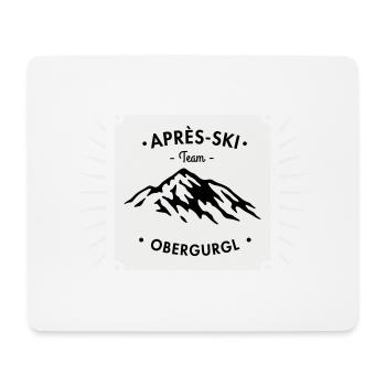 Après-Ski Obergurgl - Tapis de souris (format paysage) - blanc - Devant