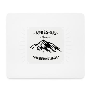 Après-Ski Fieberbrunn - Tapis de souris (format paysage) - blanc - Devant