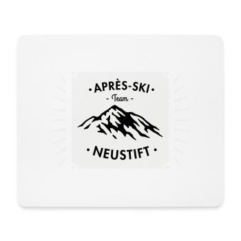 Après-Ski Neustift - Tapis de souris (format paysage) - blanc - Devant