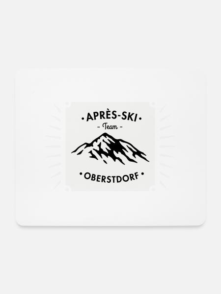 Après-Ski Oberstdorf - Mouse Pad (horizontal) - white