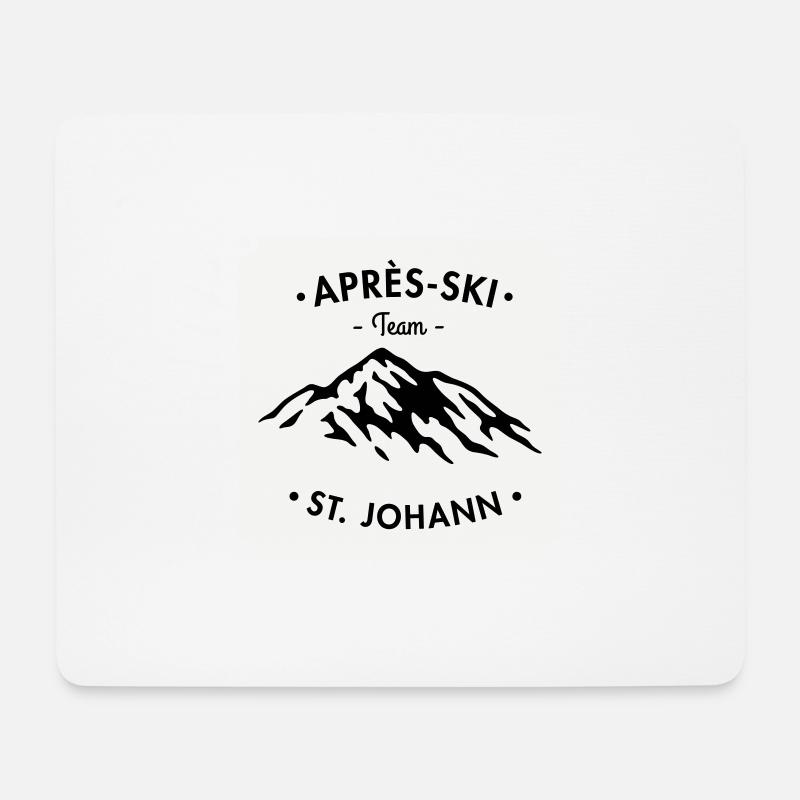 Après-Ski St. Johann - Mouse Pad (horizontal) - white