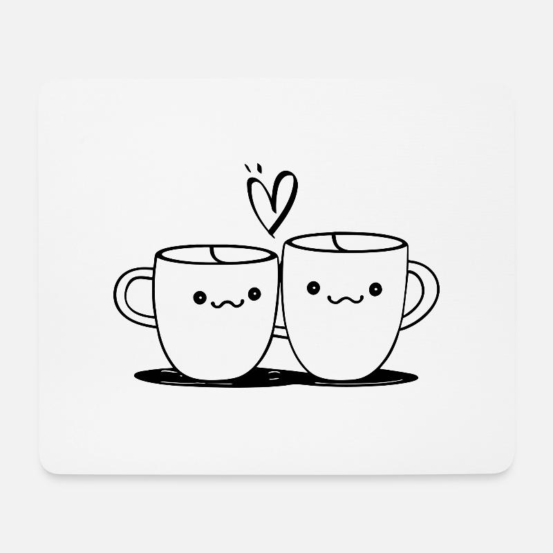 Love - Mouse Pad (horizontal) - white