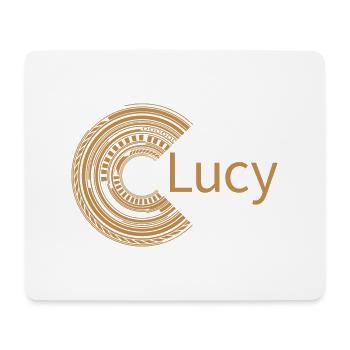 Für Lucy - Mousepad (Querformat) - Weiß - Vorne