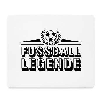 fussball legende - Mousepad (Querformat) - Weiß - Vorne