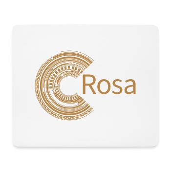 Pour le rose - Tapis de souris (format paysage) - blanc - Devant